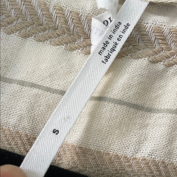 Anthropologie Beige Striped Sleeveless Tunic- Small - Picture 8 of 10